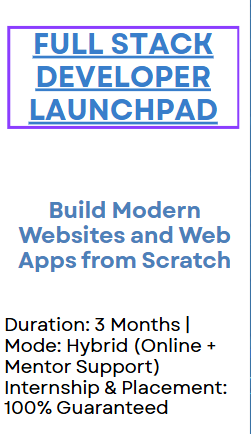 Full Stack Developer Launchpad