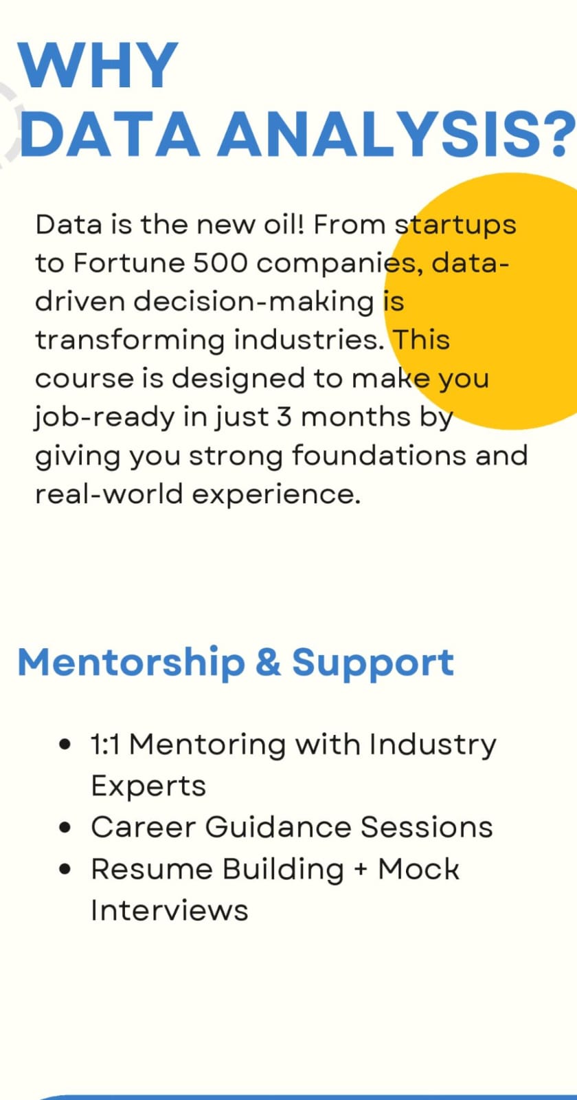 Data Analyst Mastery Program