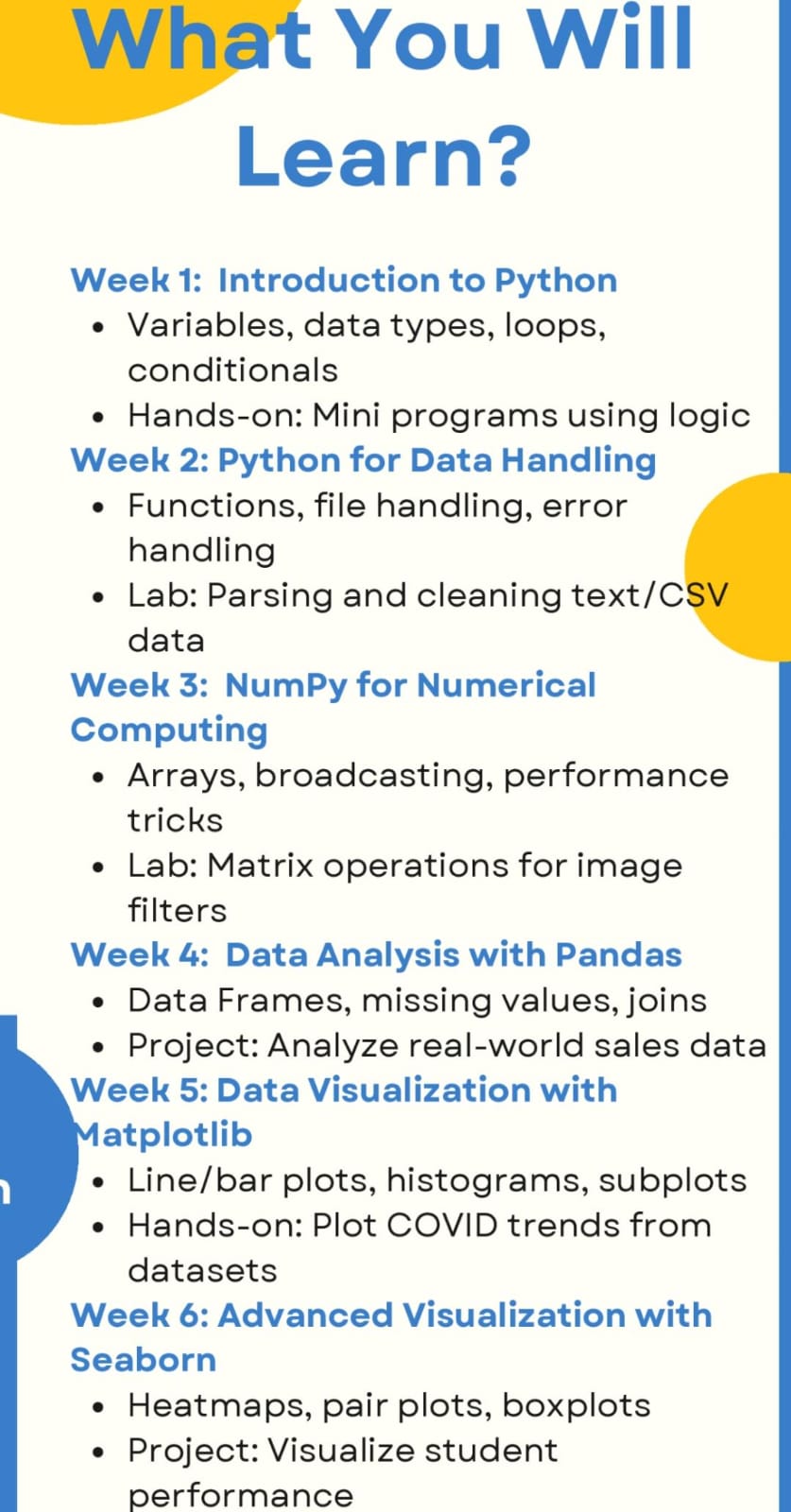 Data Analyst Mastery Program